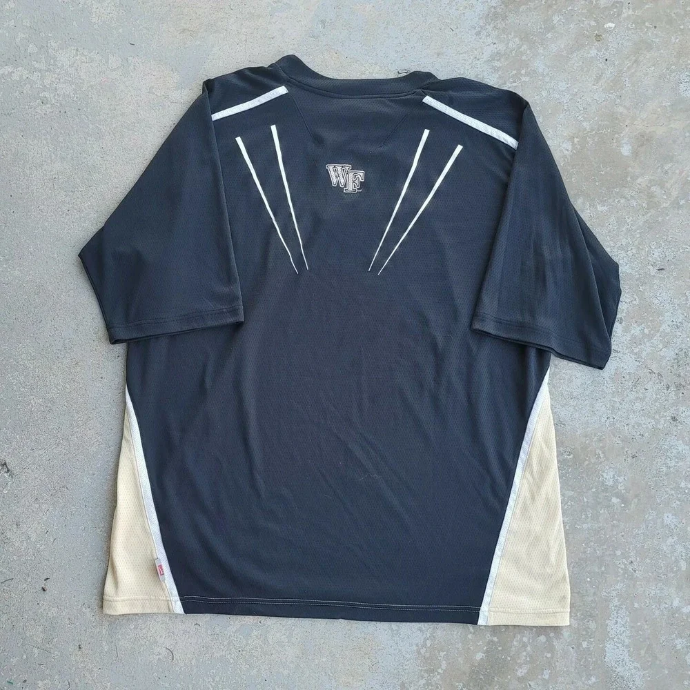 Vintage Nike Team Authentic Fit DRY Wake Forest WF Basketball Warm Up Jersey XXL